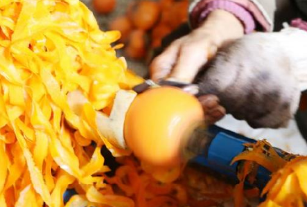 这是一张柿饼的制作方法的配图