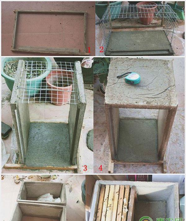 中蜂养殖：水泥蜂箱自制技巧及使用方法