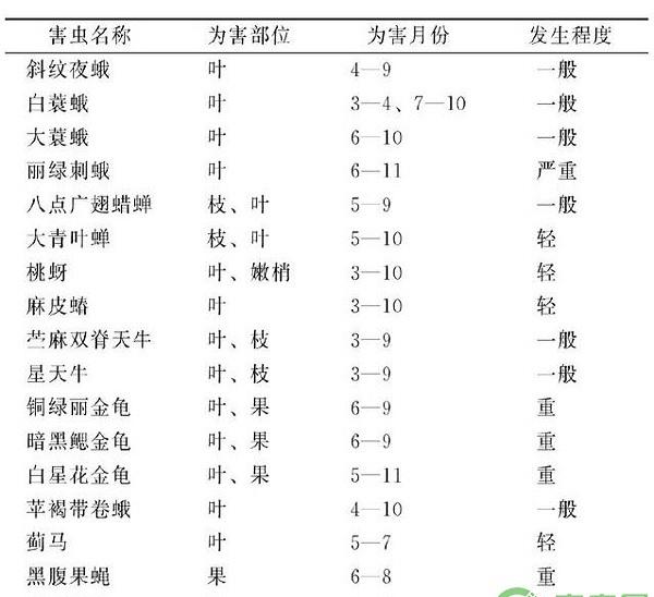 宁波地区蓝莓病虫害主要种类及绿色防控技术